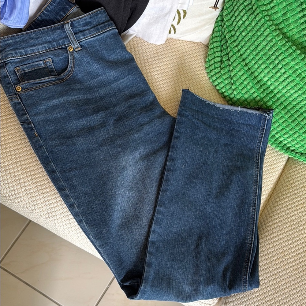Chico's Blue Boot Cut Jeans with Classic Denim Style - Picture 9 of 9